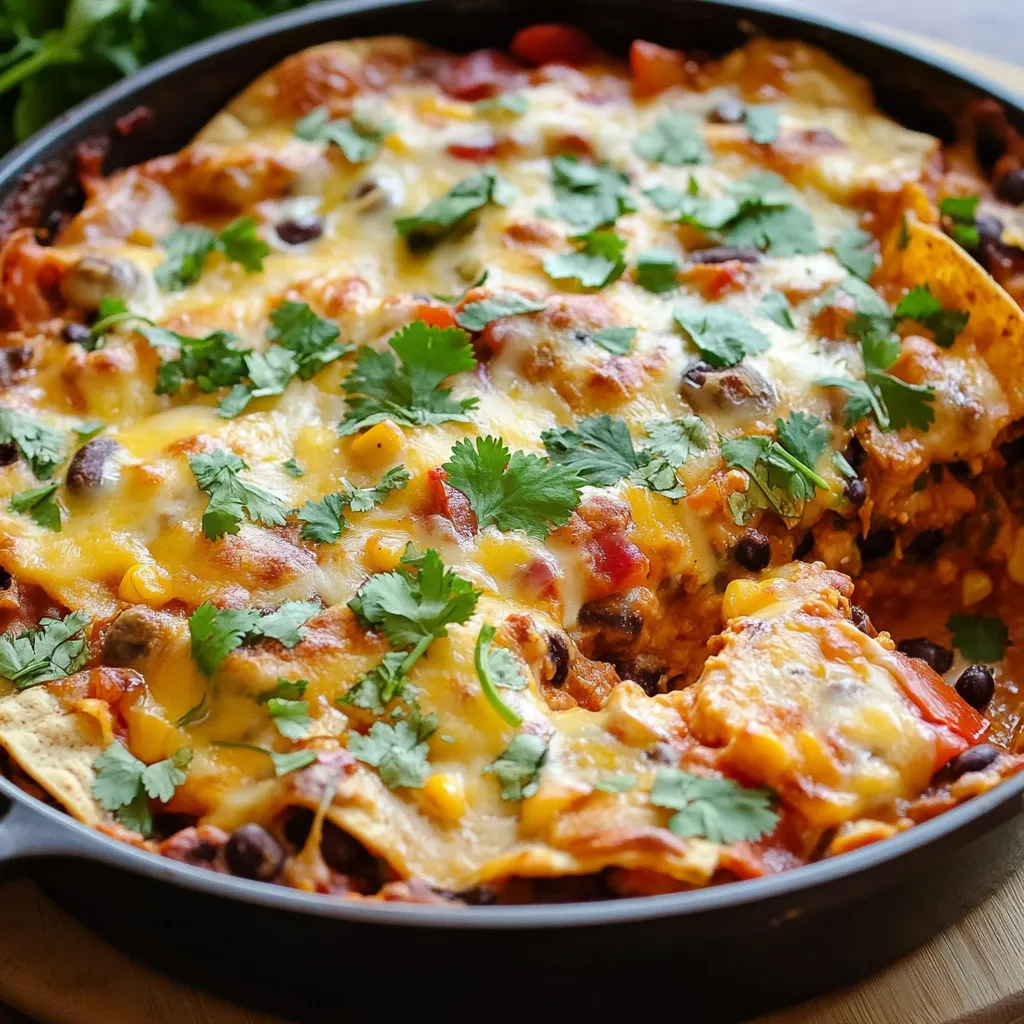 Gratin Mexicain Végétarien aux Tortillas - Recette Facile