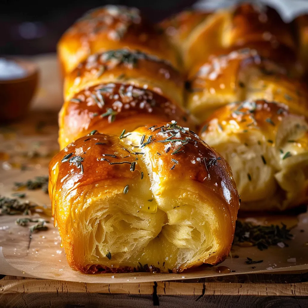 Briochebrötchen mit Salbeibutter - Gourmet Genuss