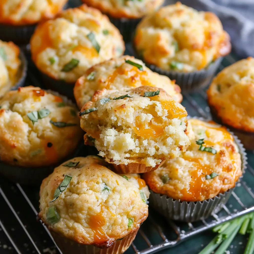 Saftige Cheddar Muffins