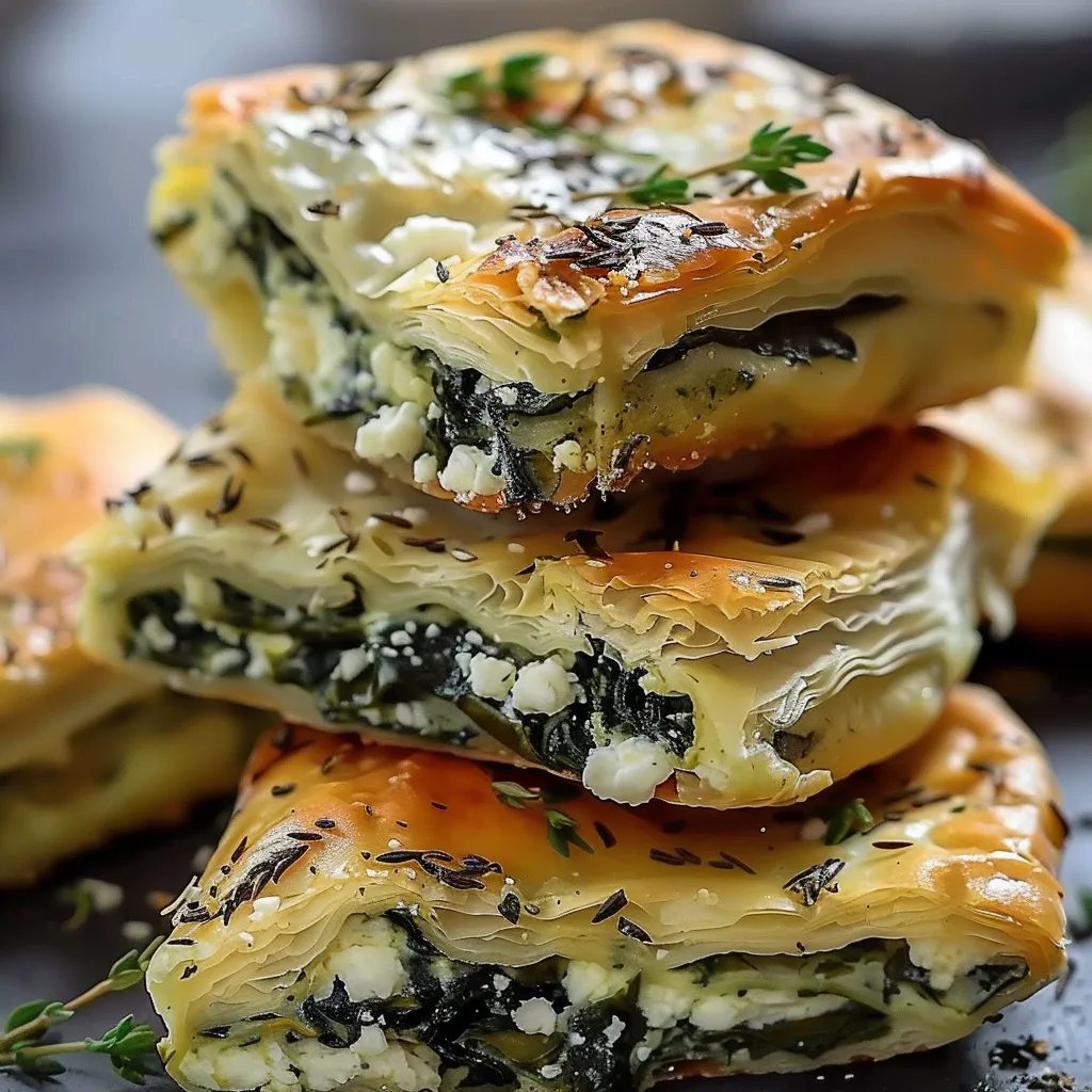 Spanakopita-Kekse - Einfache griechische Vorspeise