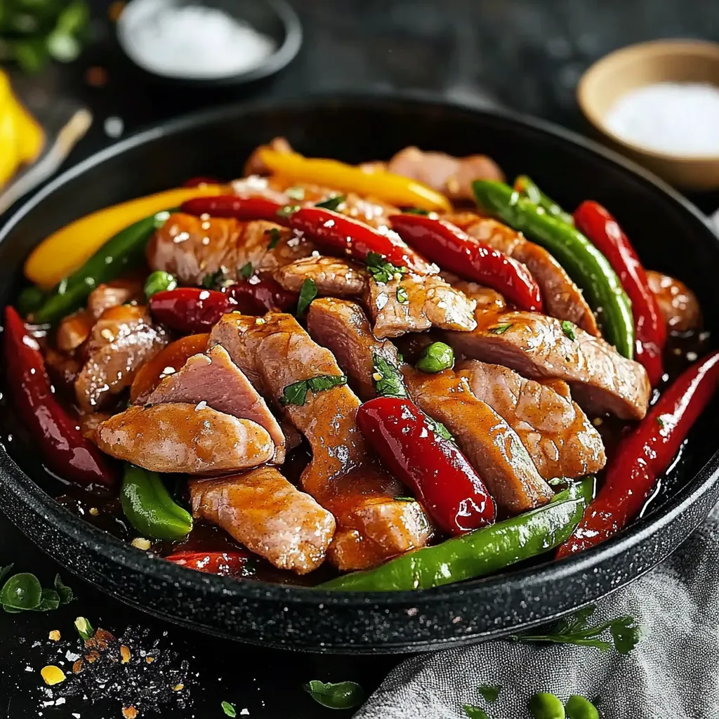 Una cacerola llena de carne y verduras.