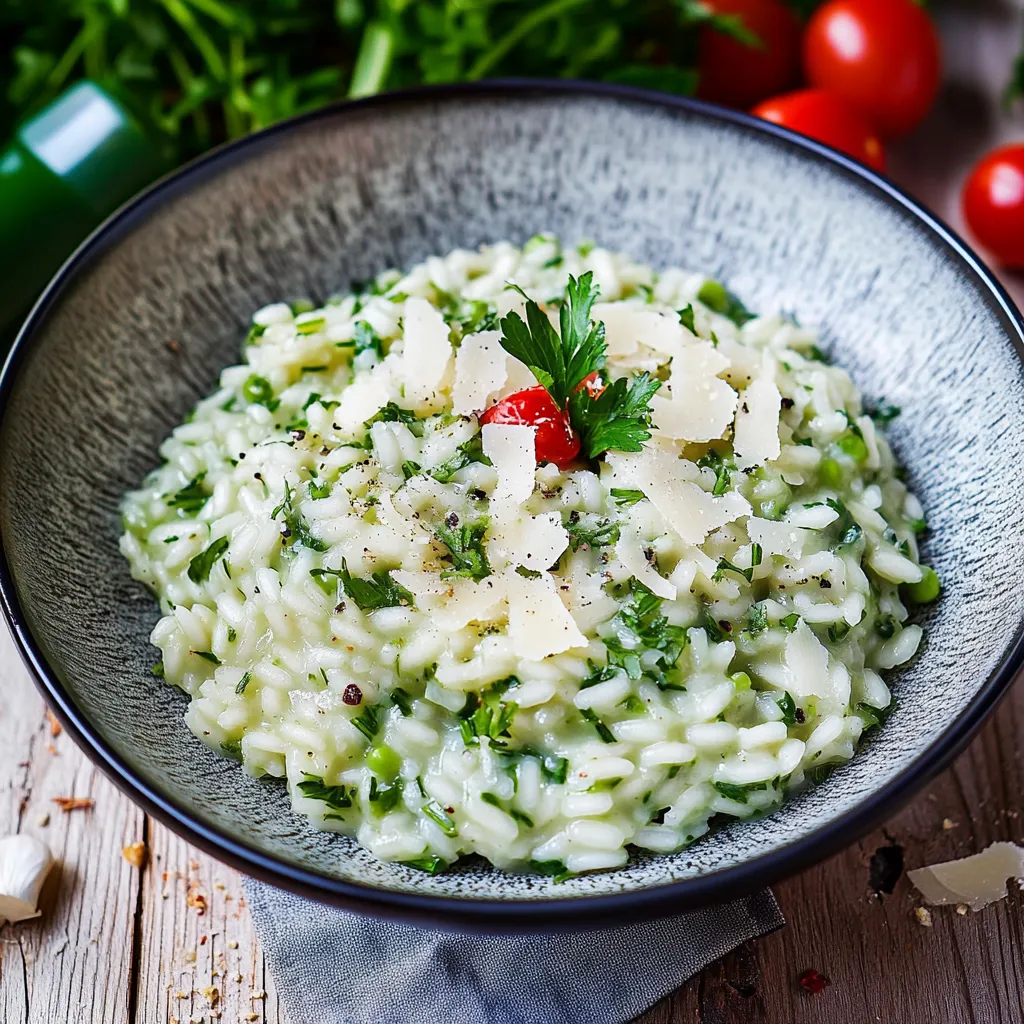 Ein schönes, frisches Rice-Rezept mit Tomaten, Basilikum und Parmesan.