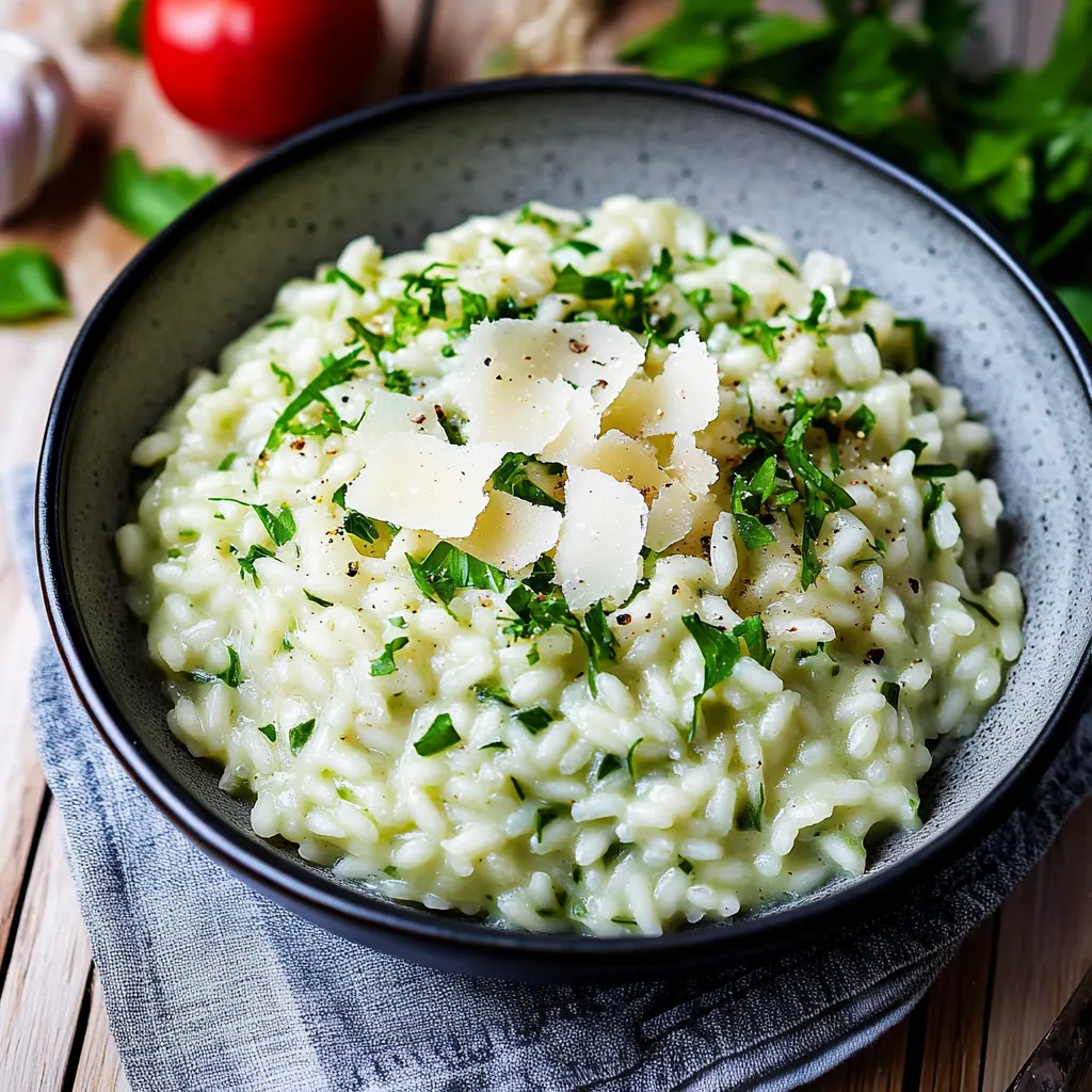 Ein Schälchen mit Reis und Parmesan.