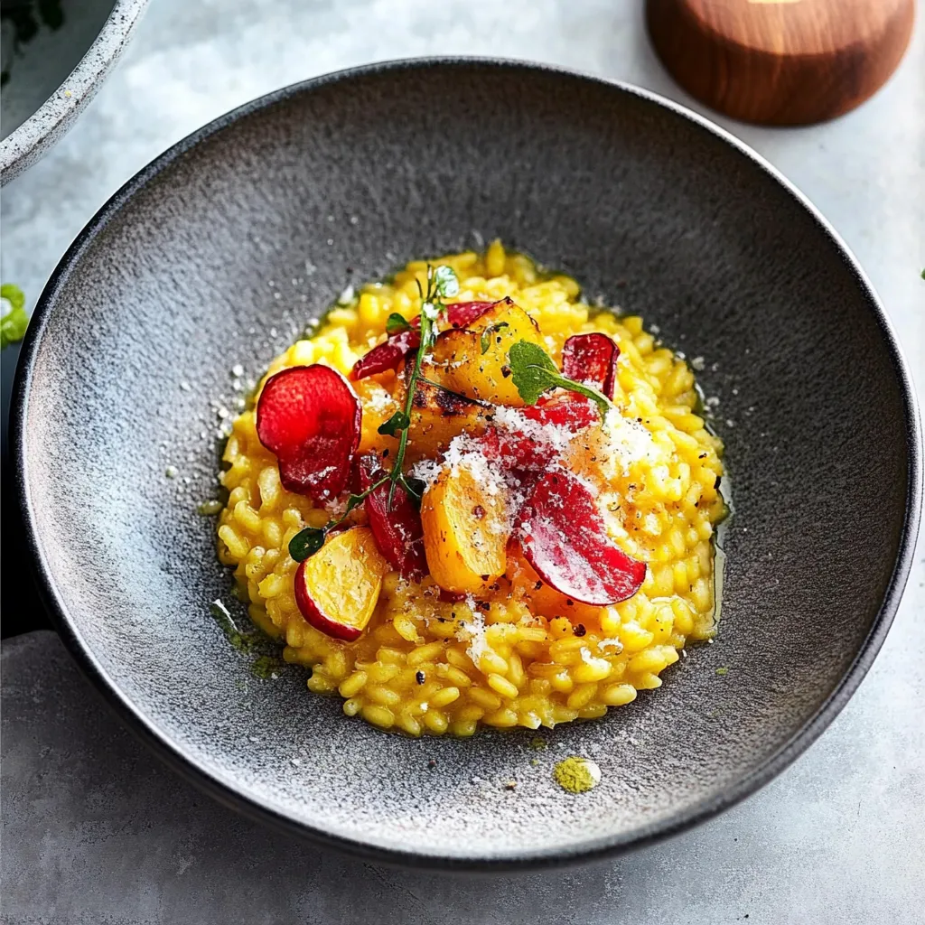 Ein Schälchen mit Rührei, Tomaten, Zwiebeln und Salz auf einem Teller.