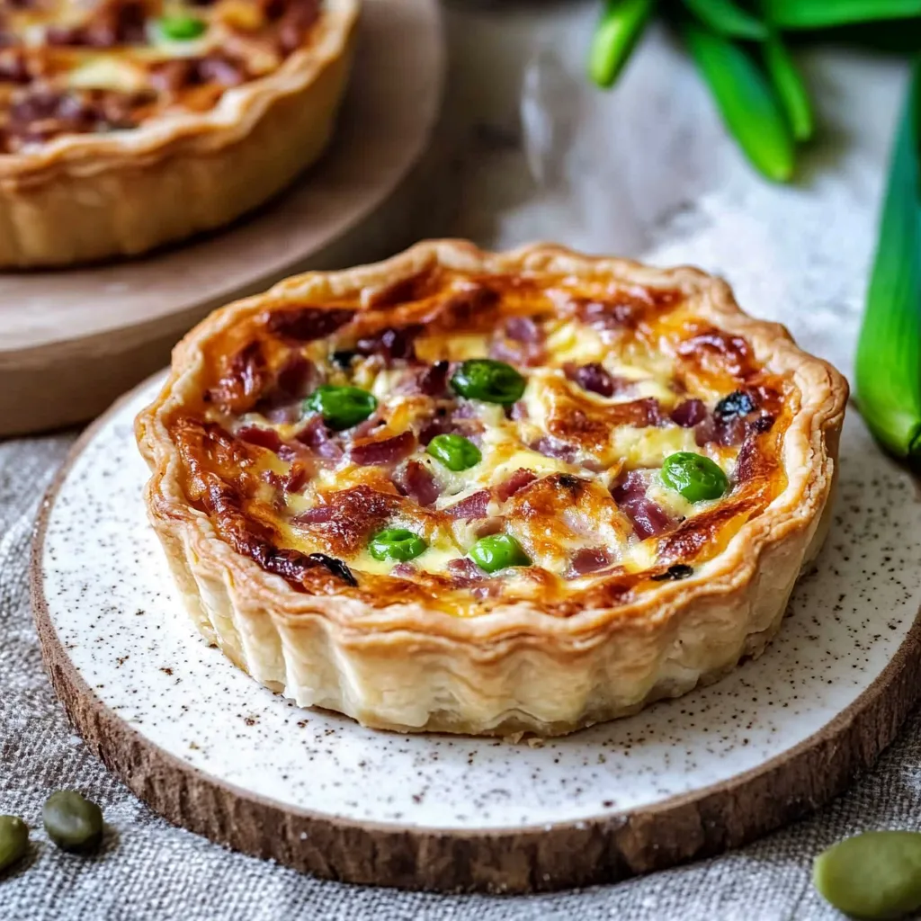 Ein quadratischer, mit Käse und Peperoni gefüllter Käsekuchen mit einer Schicht aus Käse und Peperoni.