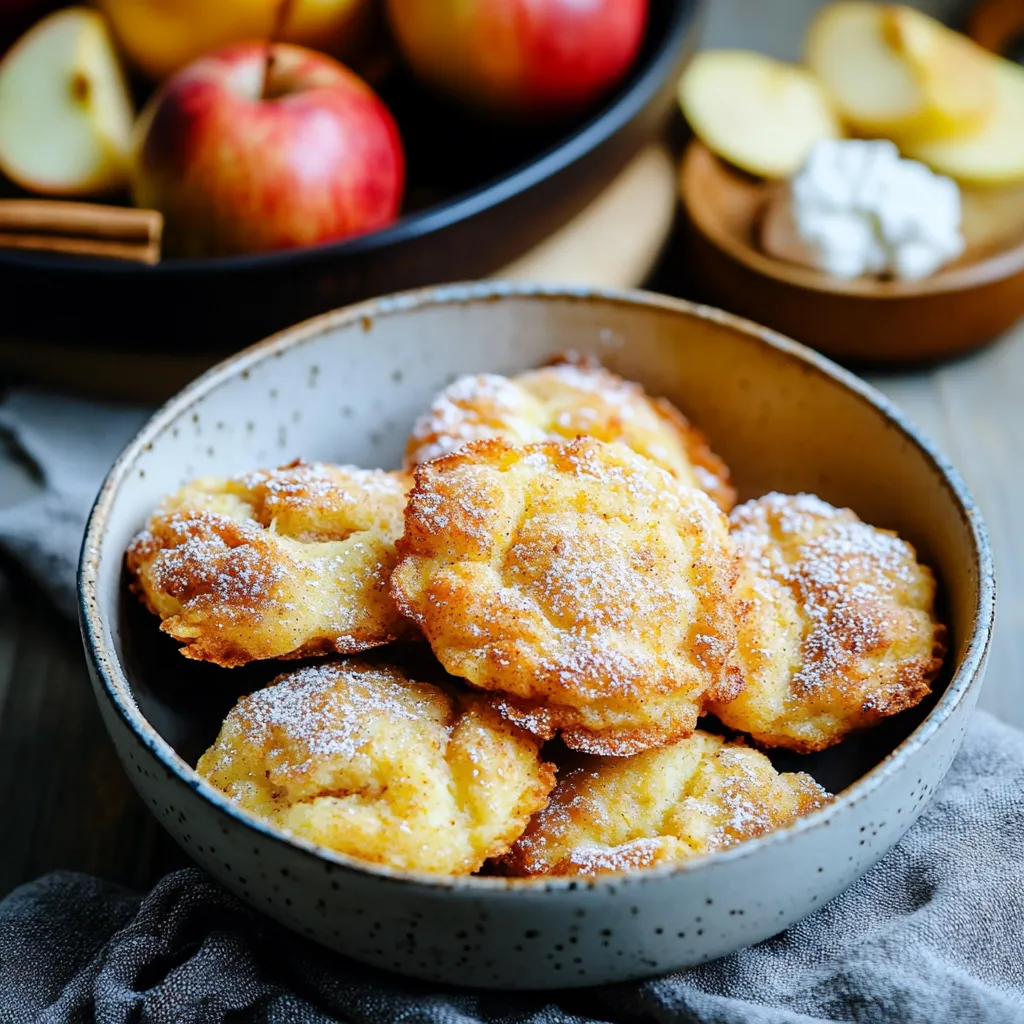 Ein Schalen mit frischem Obst, darunter eine Apple, und eine Schüssel mit frischem Käse.