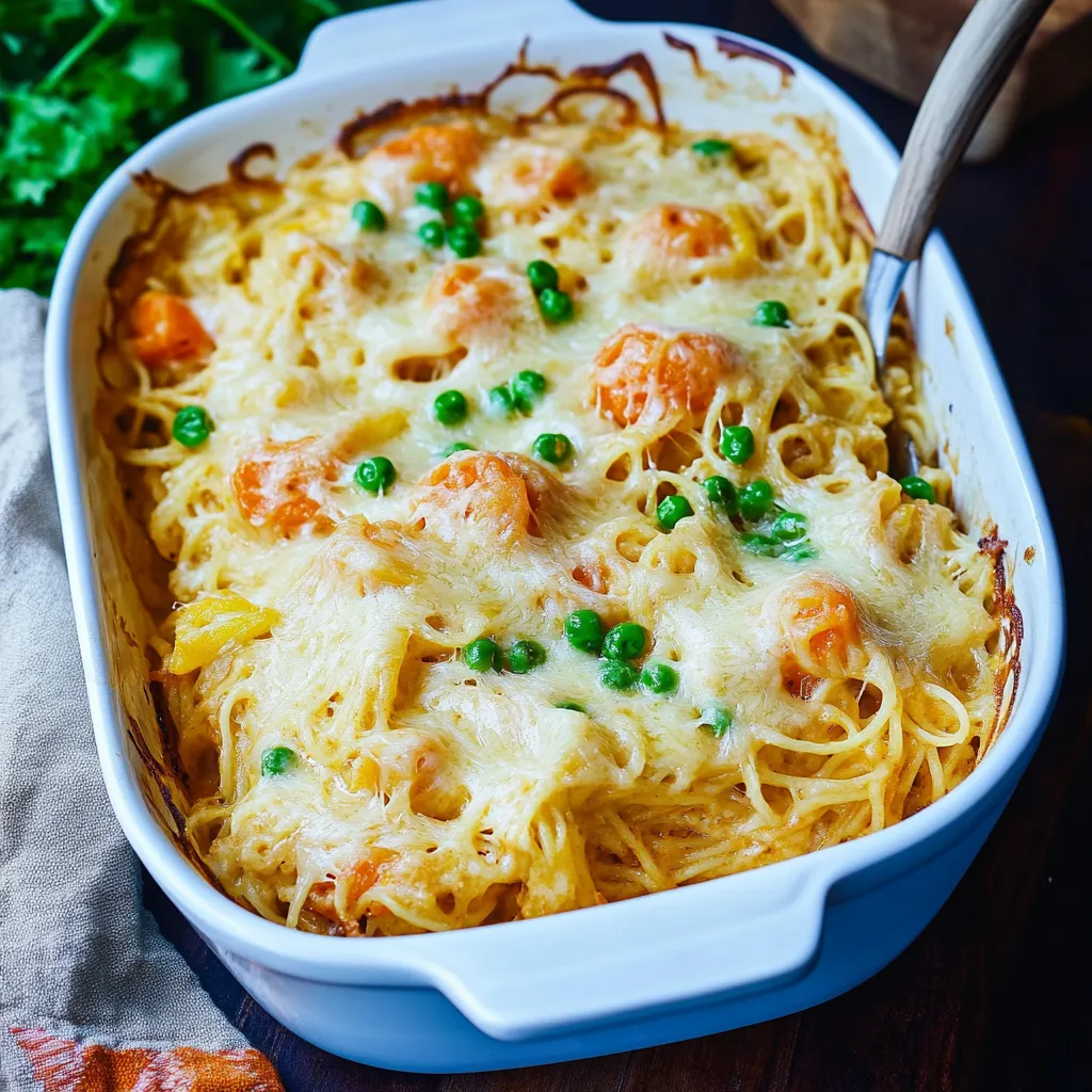 Ein weißer Teller mit einer Pasta-Garnitur, die mit Zwiebeln und Tomaten garniert ist.