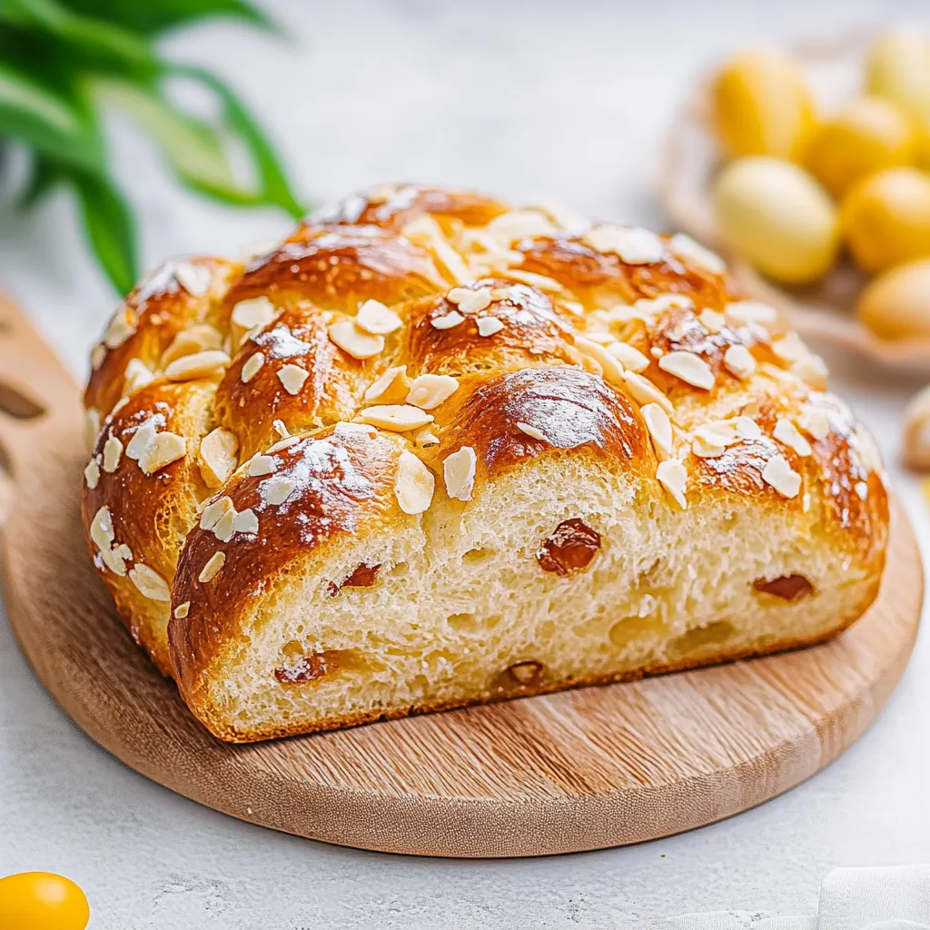 Ein Weißbrot mit Nüssen auf einem Brett.