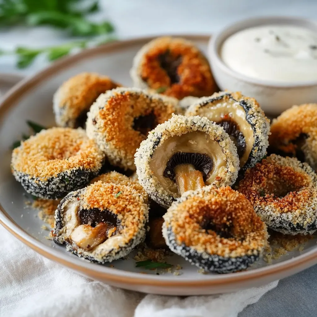 Ein Plate mit frisch zubereiteten, frittierten oder gebackenen Snacks, die in einer Sauce serviert werden.