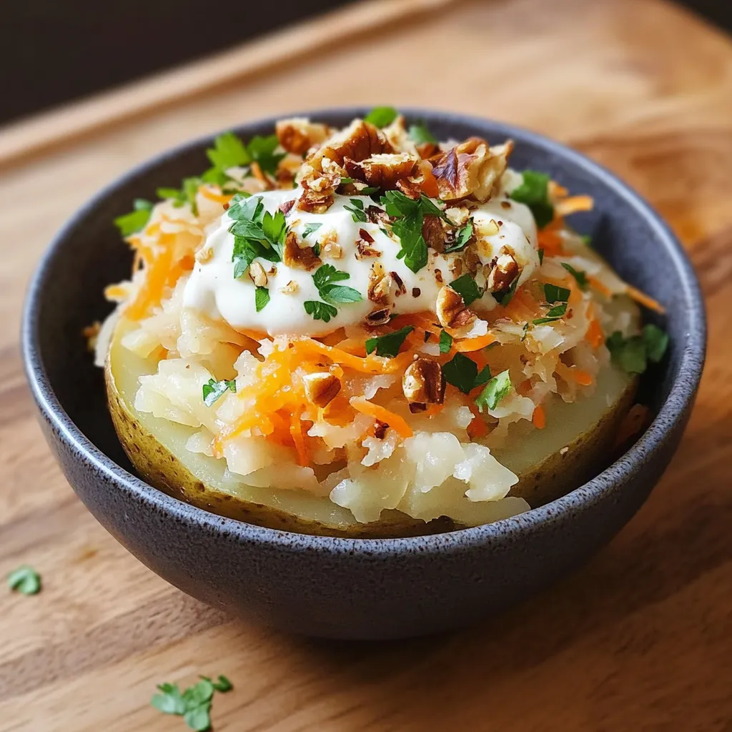 Ein Schälchen mit Kartoffeln und Zwiebeln.