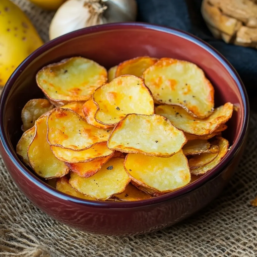 Ein rotes Glas mit frisch zubereiteten Paprika-Pommes.