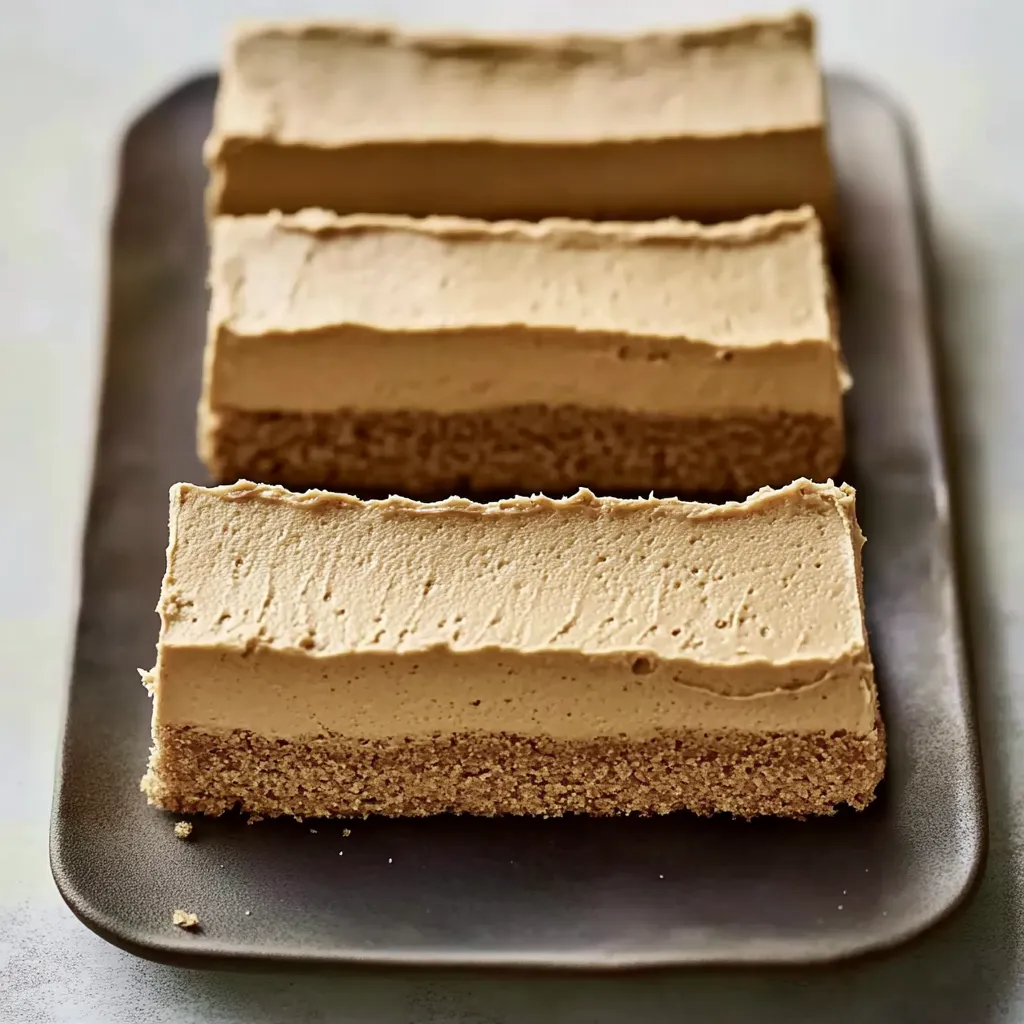 Eine Platte mit drei Stücken Schokoladenkuchen auf einer Tisch.