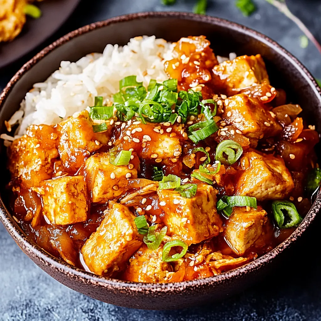Ein schwarzes, glänzendes Bowl mit einer Mischung aus Rice, Meat und Gewürzen.