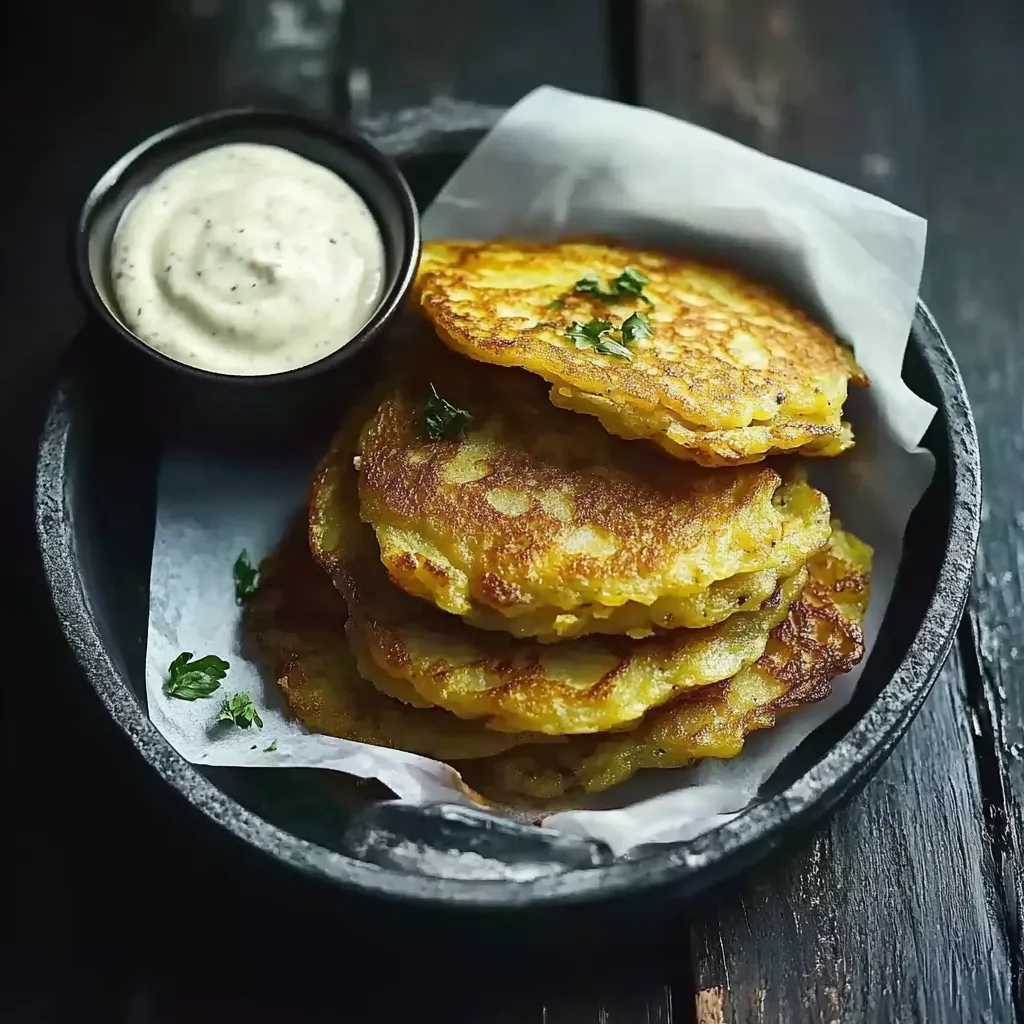 Ein Schälchen mit Sauce auf einem Teller.