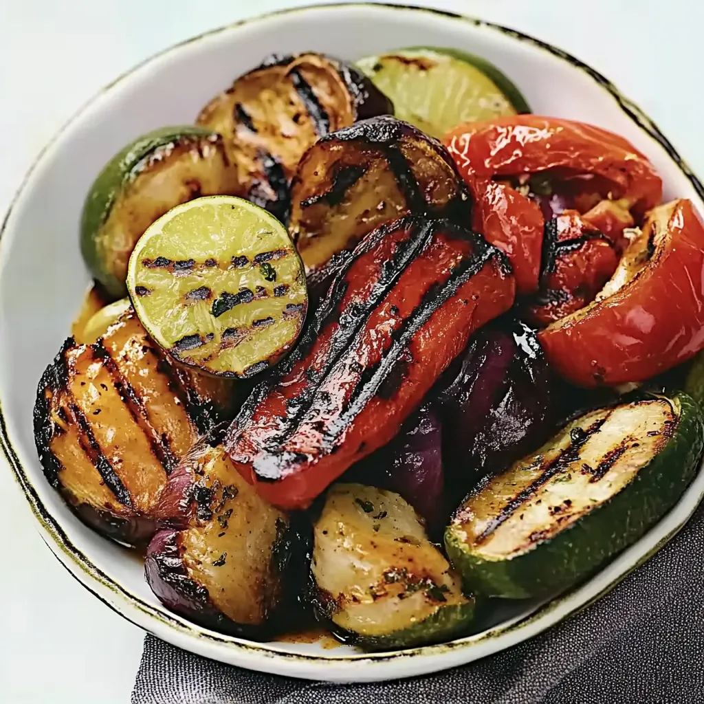 Ein Schüssel mit verschiedenen Gemüse, darunter Tomaten, Paprika, Zucchini, Linsen und Zwiebeln.