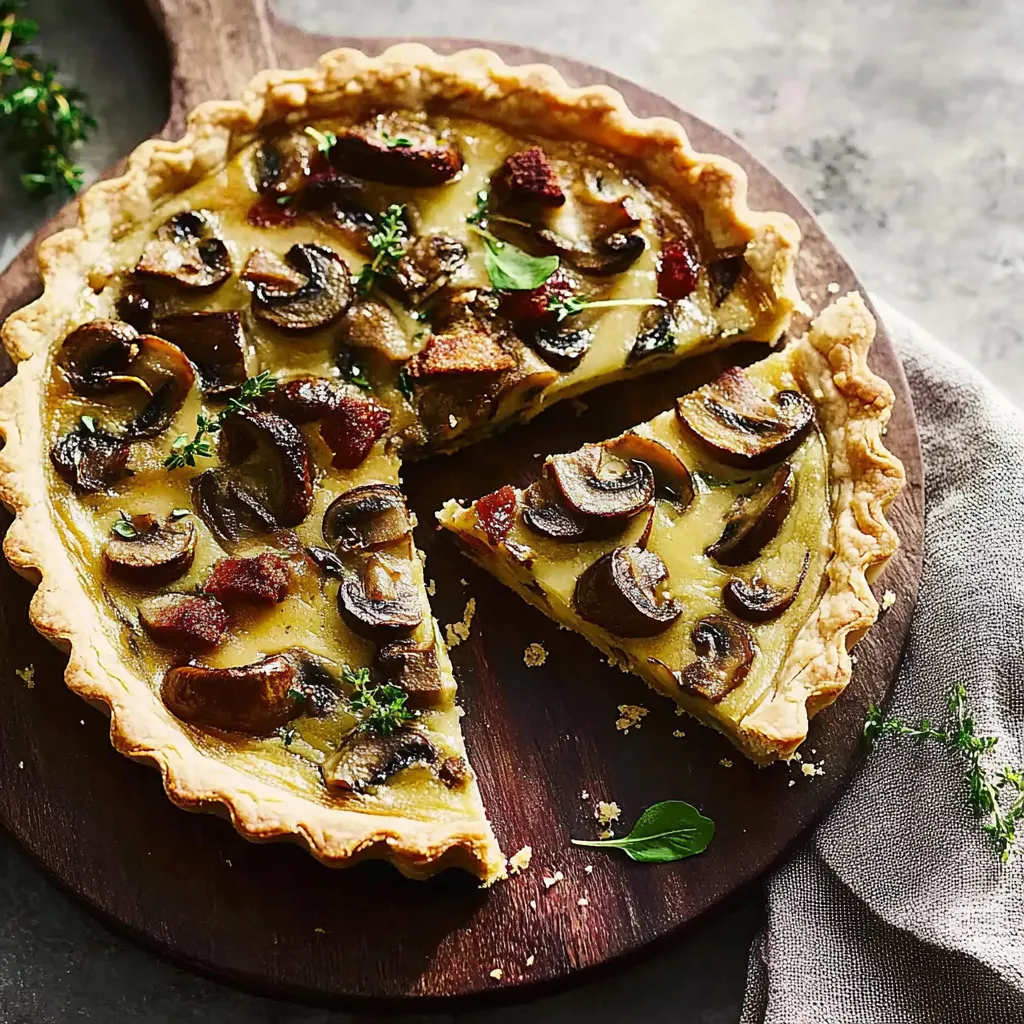 Eine halbe Möhre mit Zwiebeln und Käse auf einem Holzbrett.