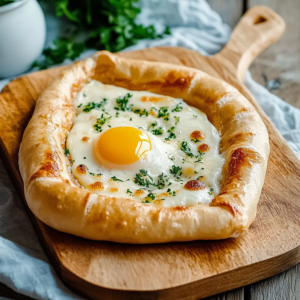 Ein Ei in einem Käse-Pita.