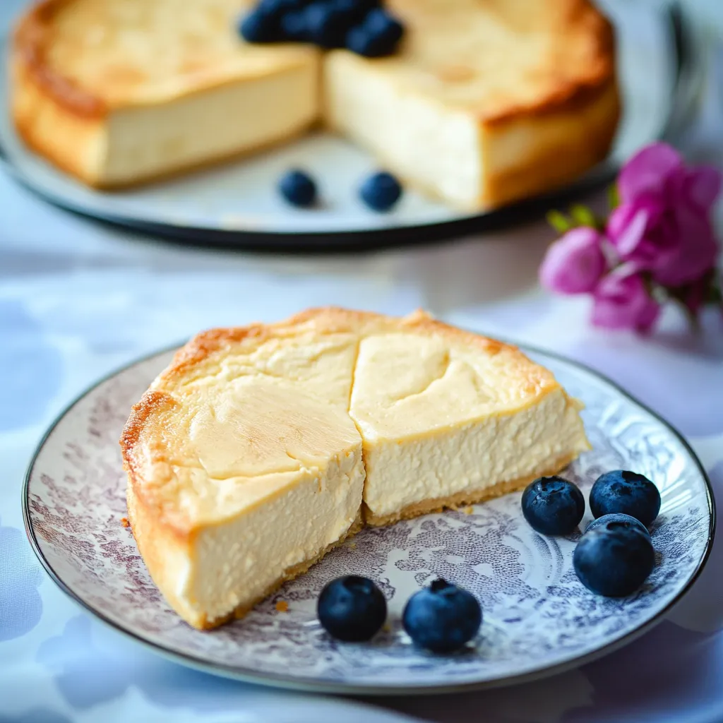 Ein Stück Käse auf einem Plate, das in zwei Hälften geteilt wurde.