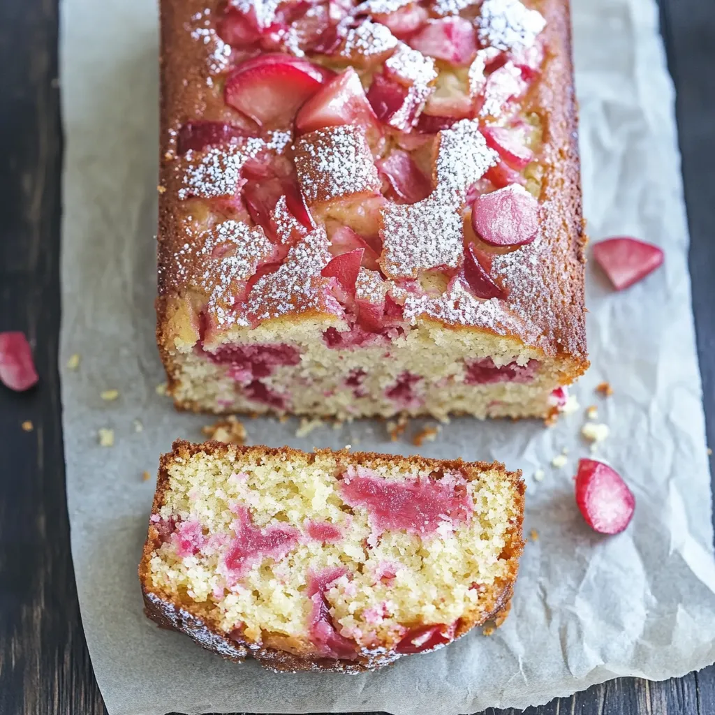Ein Stück Kuchen mit Puder und Früchten darauf.