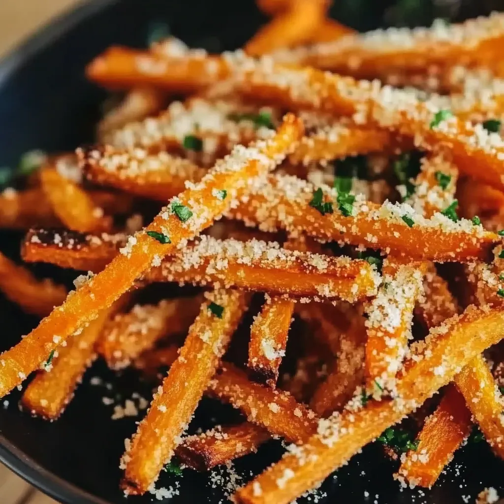 Eine Schüssel mit frisch zubereiteten, salzigen und gerösteten Paprika-Frites.