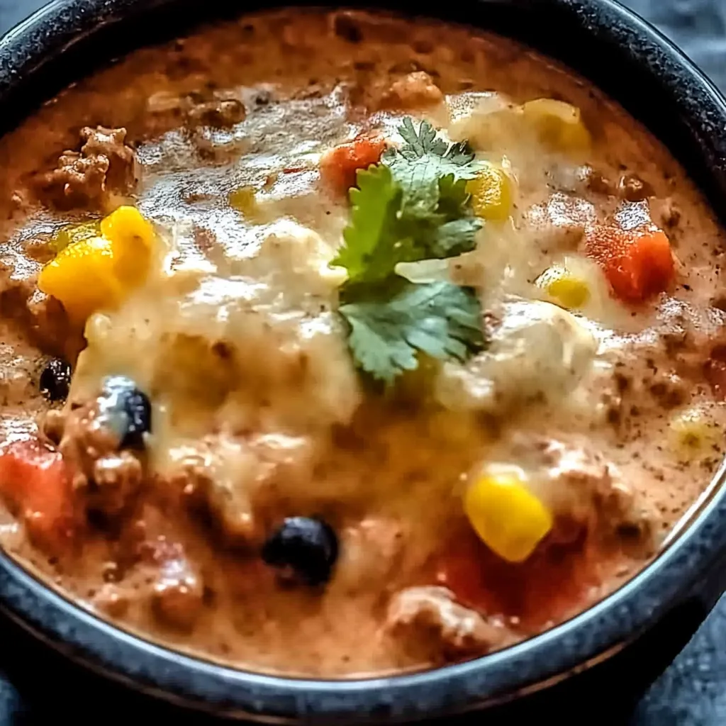 Ein schwarzes, glänzendes Bowl mit einer Mischung aus Kartoffeln, Käse, Tomaten, Zwiebeln und Koriander.
