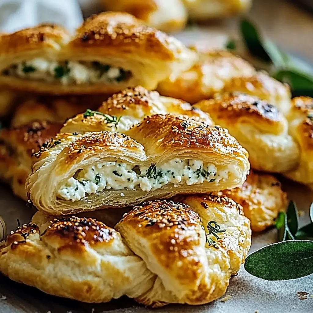 Ein weißer Tisch mit einer Reihe von knusprigen, gebackenen, mit Mayonnaise und Zwiebeln gefüllten Puffs.