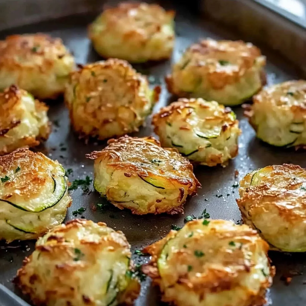 Eine Schüssel mit Zucchini-Knödel auf einem Teller.