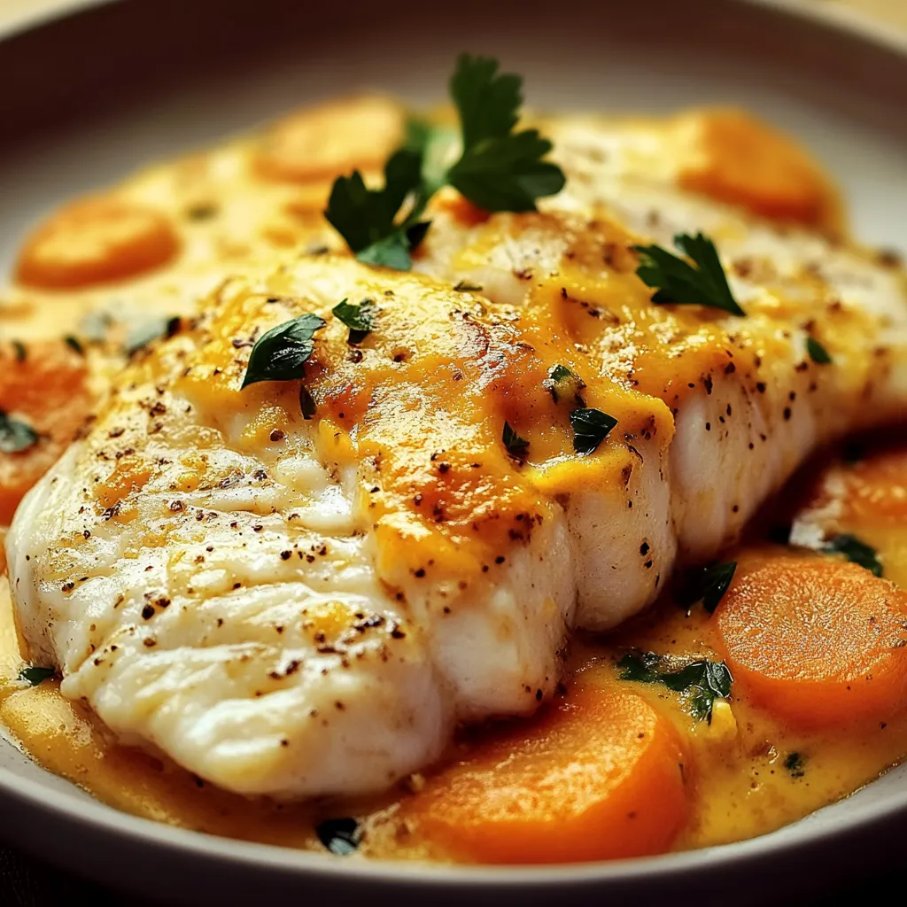 Ein Fisch mit einer Zwiebel auf dem Dach.