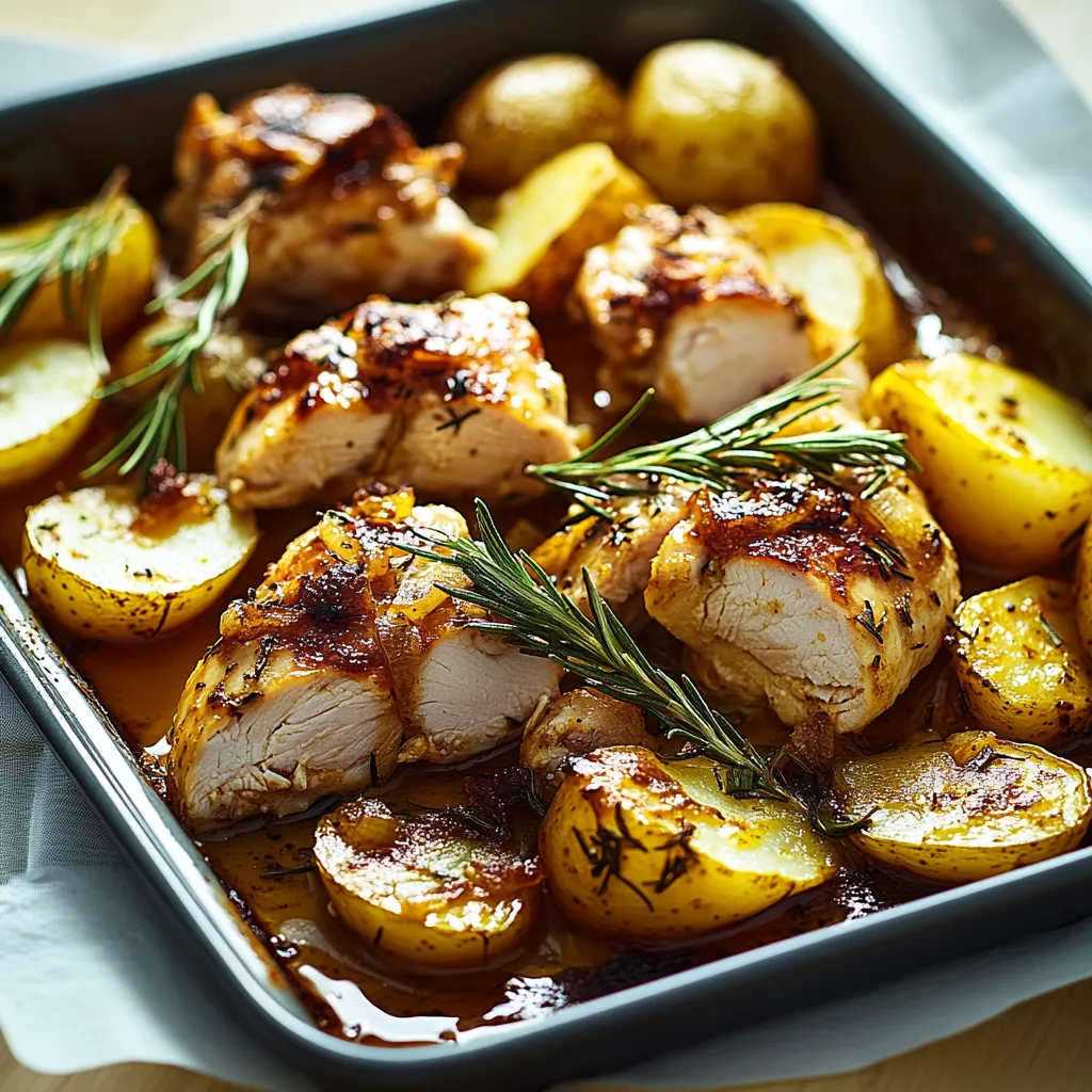Ein Schinkenstück mit Zwiebeln und Knoblauch in einem Schalen.