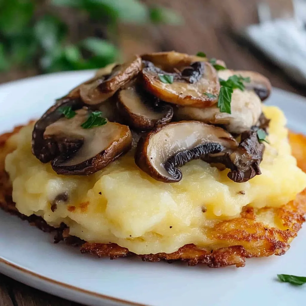 Eine Platte mit Mushrooms auf dem Deckel.