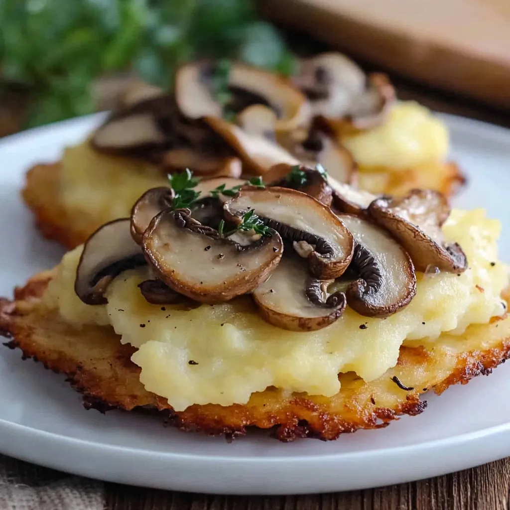 Eine Platte mit Mushrooms auf dem Deckel.