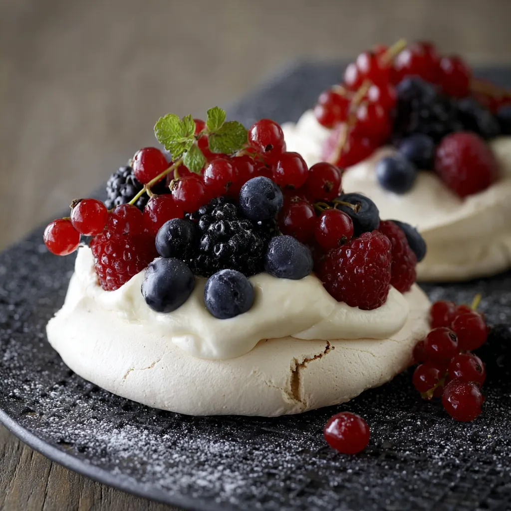 Zwei raspberry-topped cakes mit blauen und roten Beeren.
