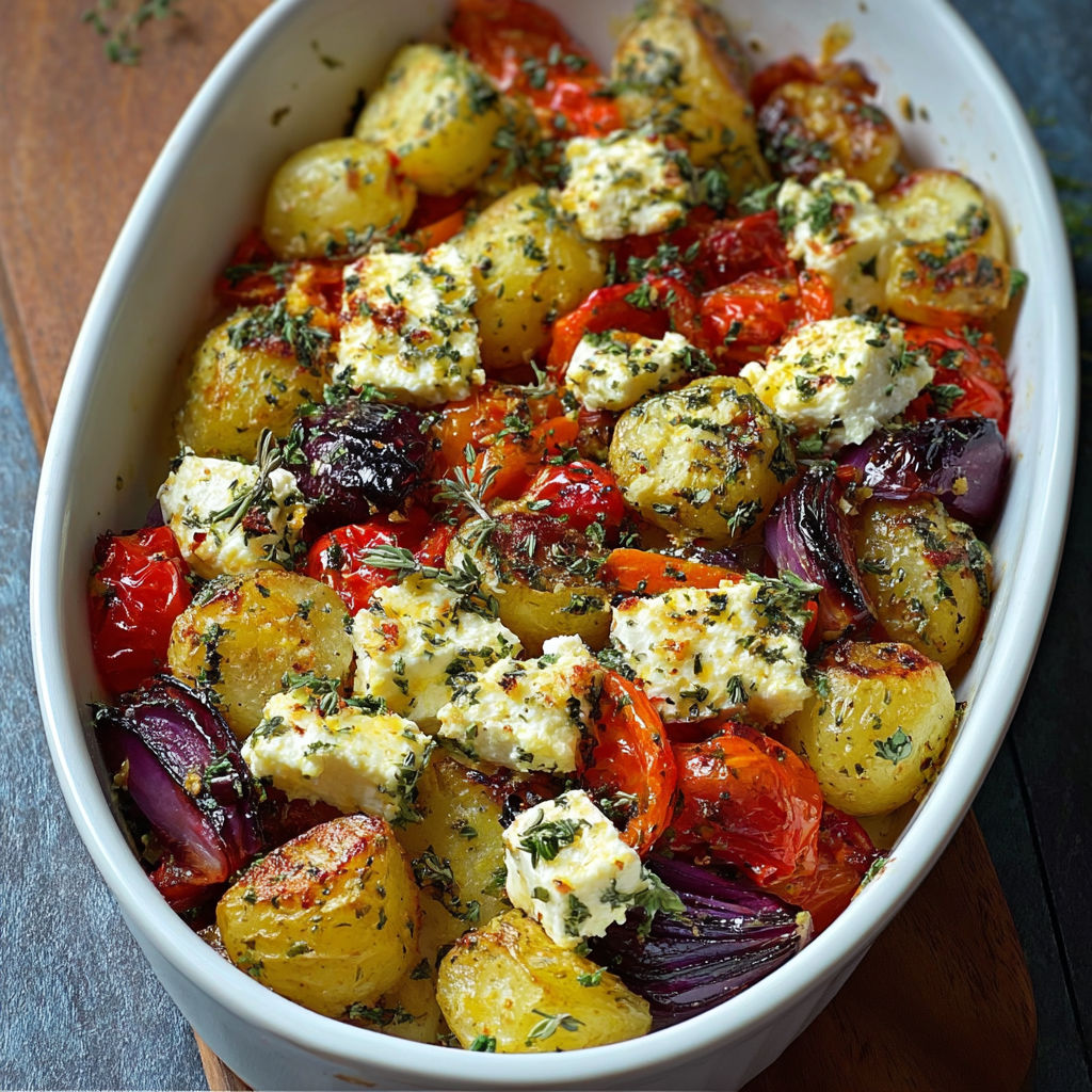 A white bowl filled with vegetables and feta cheese.