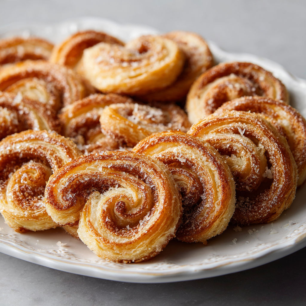 A plate of pastries with a powdered sugar coating.