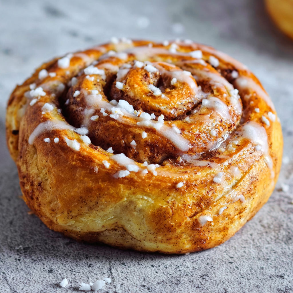 A pastry with sugar on top.