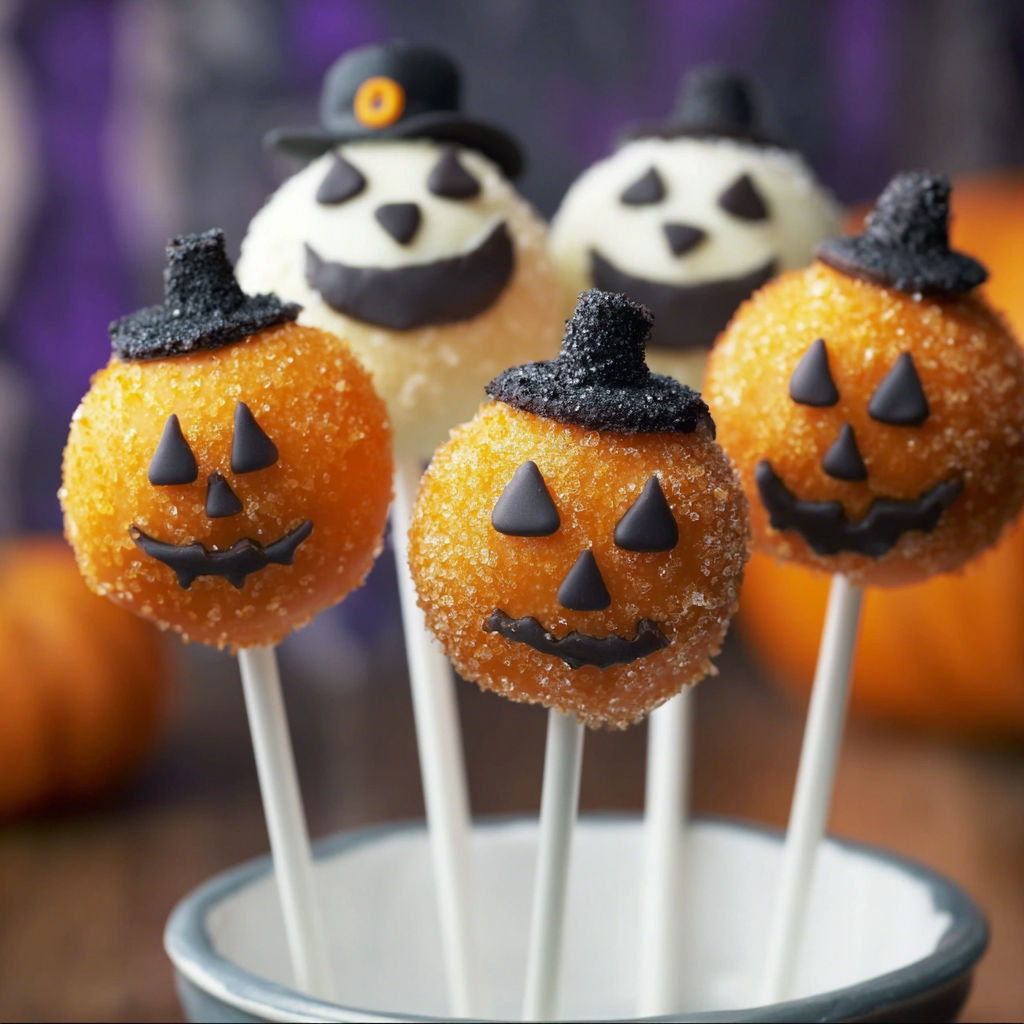 Halloween candy on a stick.
