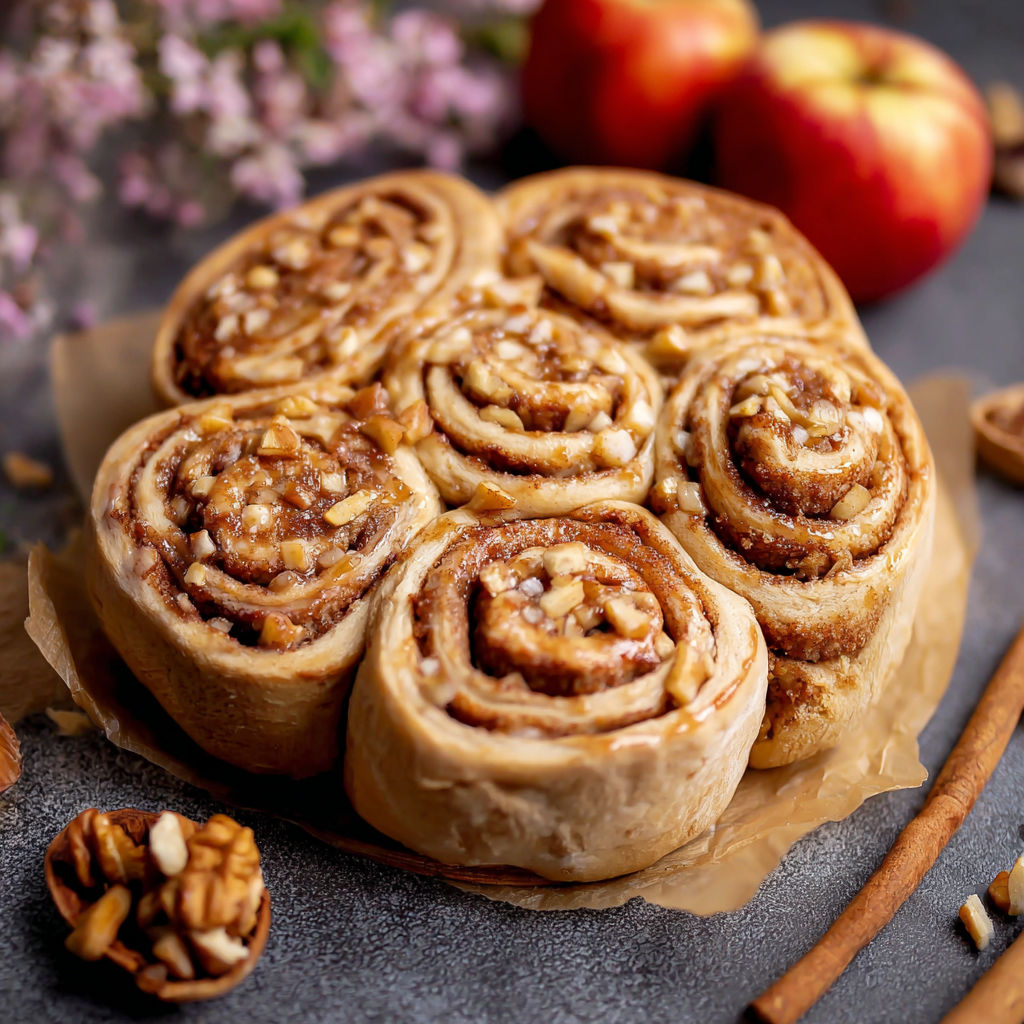 A pastry with a filling of nuts and cinnamon.