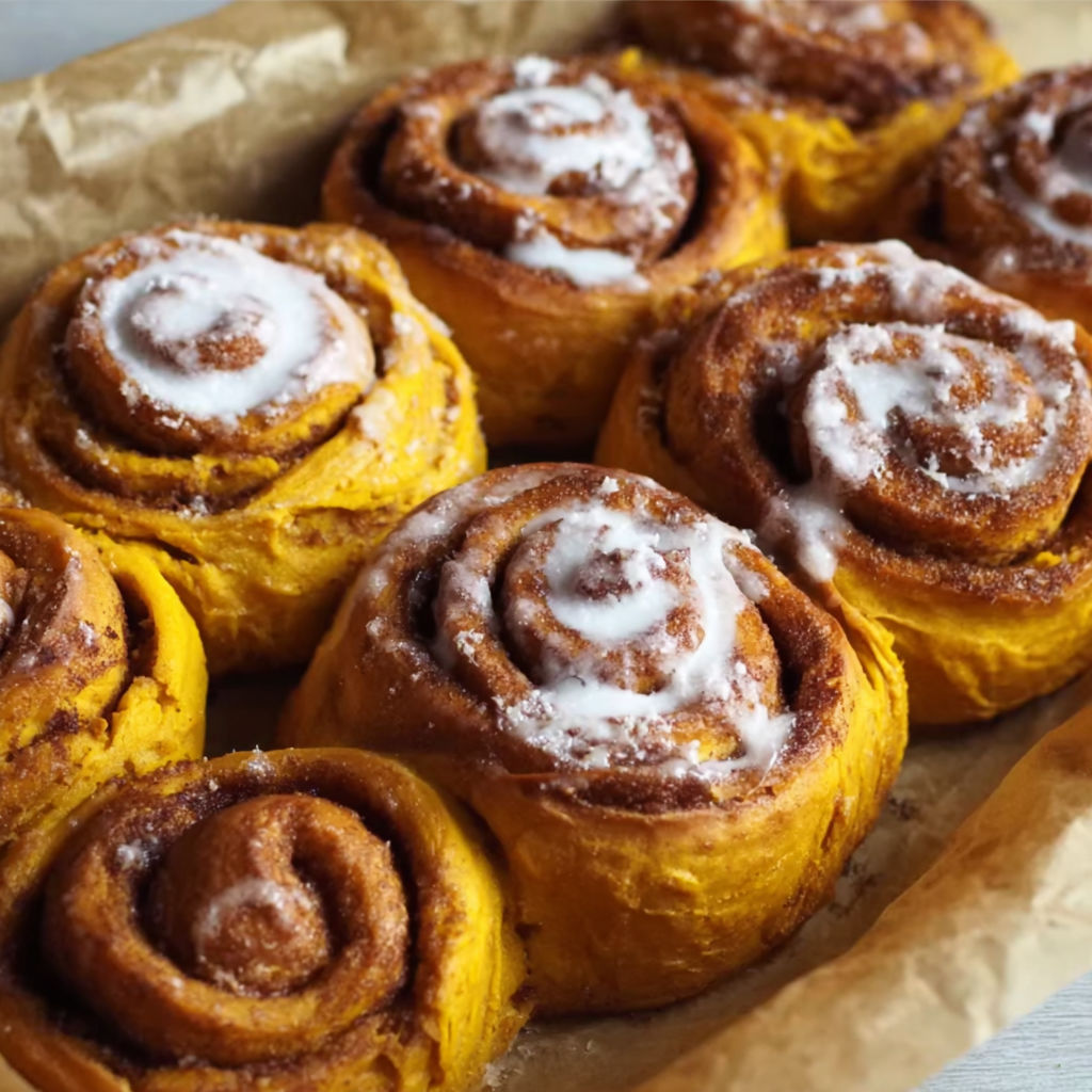 A plate of cinnamon rolls.