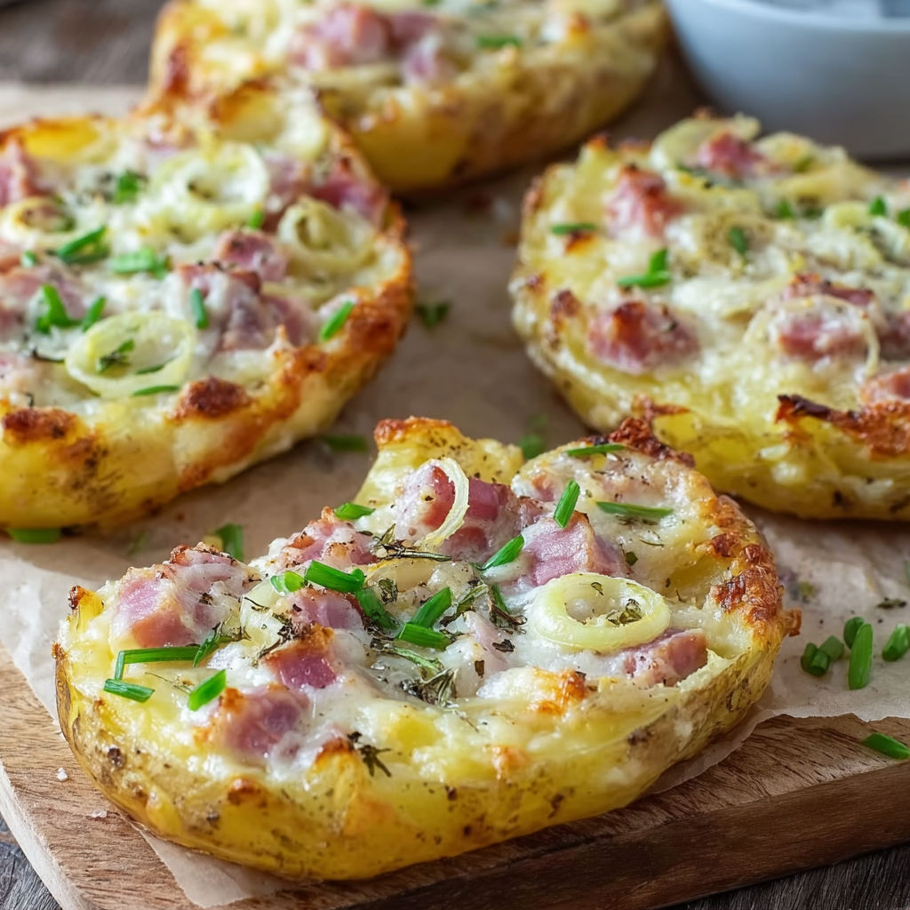 Two pieces of food on a table.