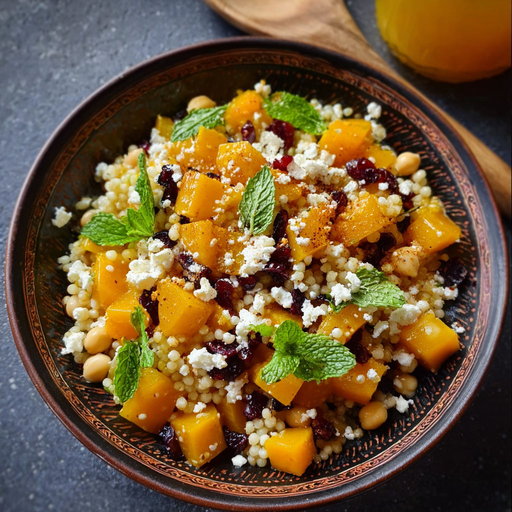 A bowl of food with a wooden spoon.