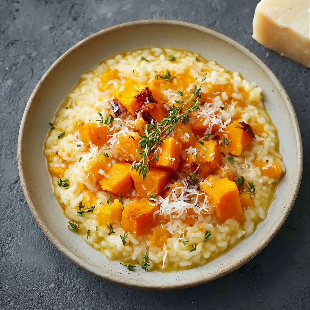A bowl of food with a spoon in it.