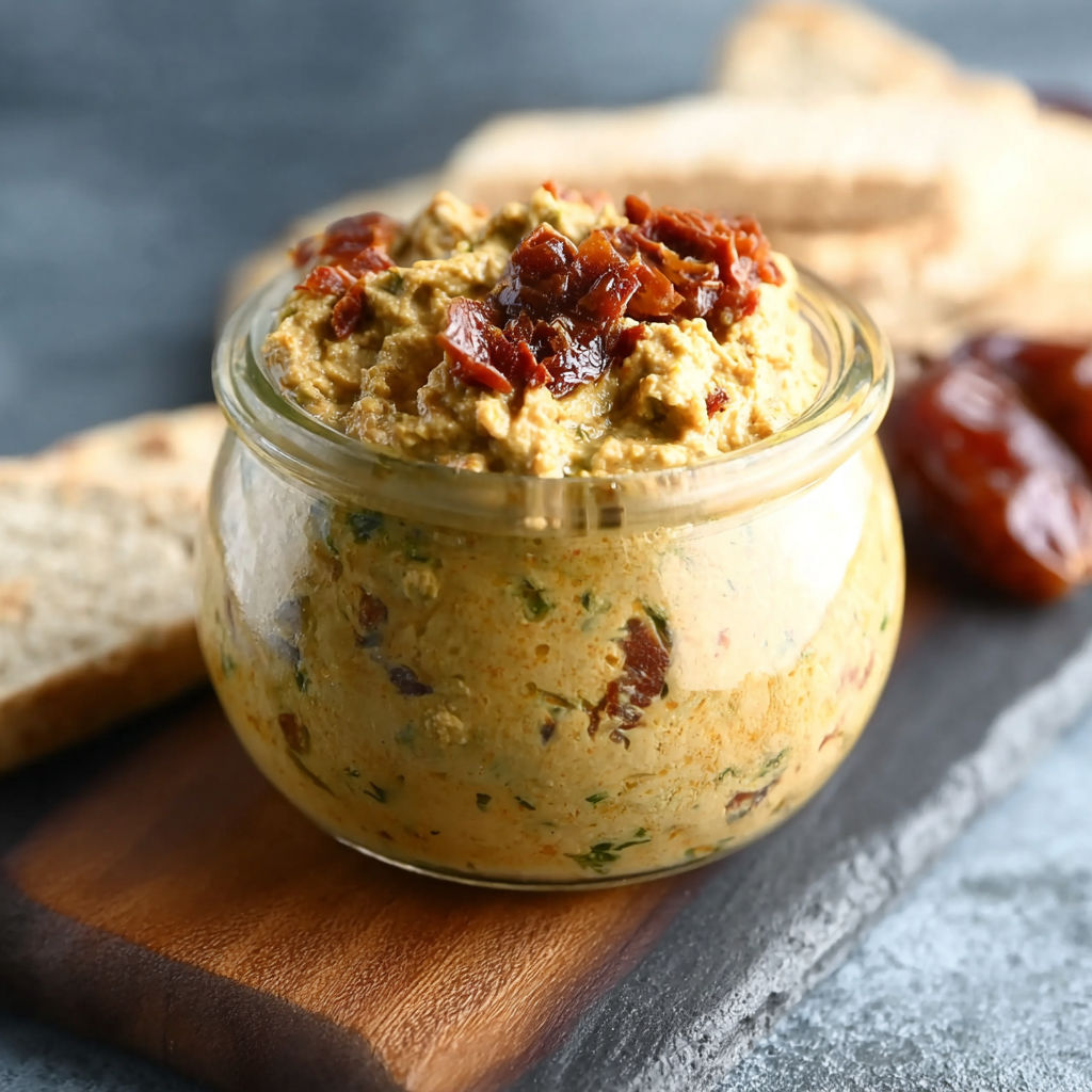 A bowl of food with a slice of bread on the side.