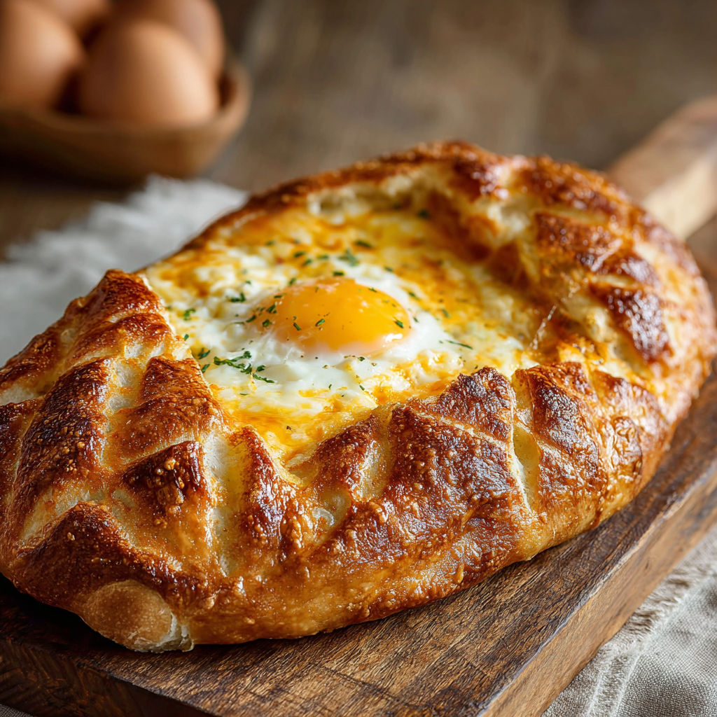 A piece of bread with cheese and egg on top.