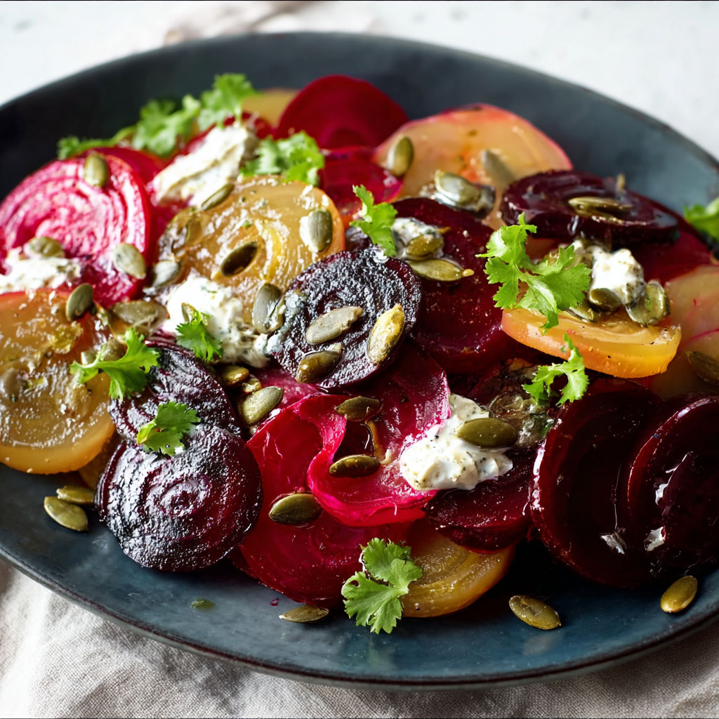 A plate of food with a variety of vegetables.