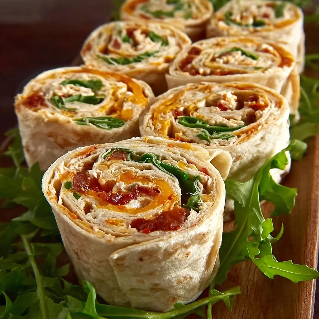 A plate of vegetarian wraps.