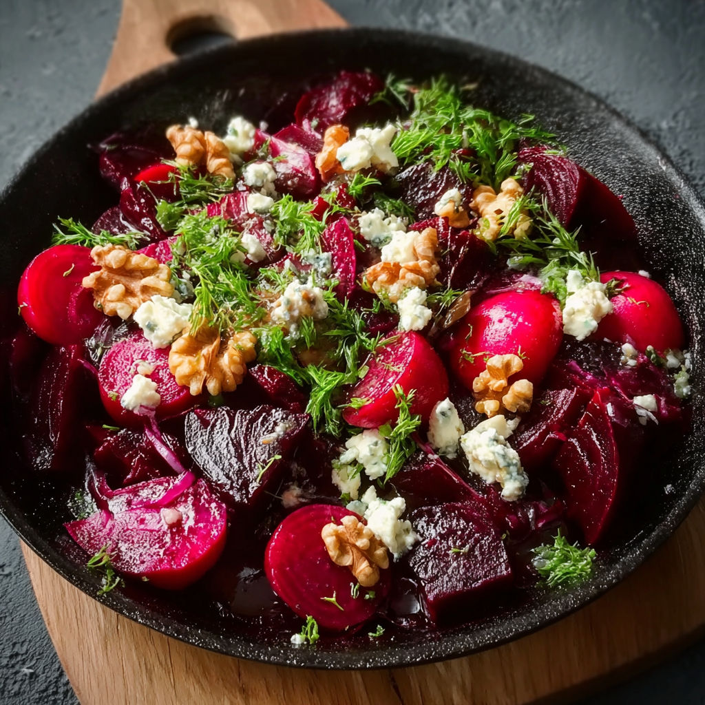 A pan of food with a wooden spoon in it.