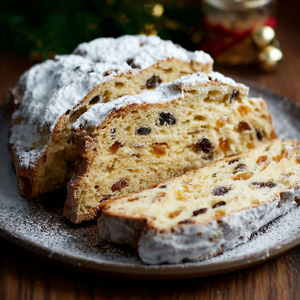 A slice of bread with powdered sugar on it.