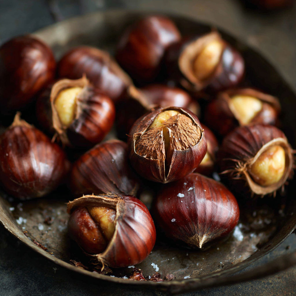 A bowl of marroen rösten.