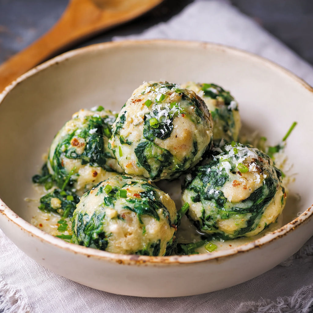 A bowl of food with green stuff in it.