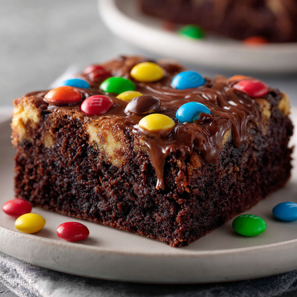 A slice of chocolate cake with chocolate and yellow frosting.